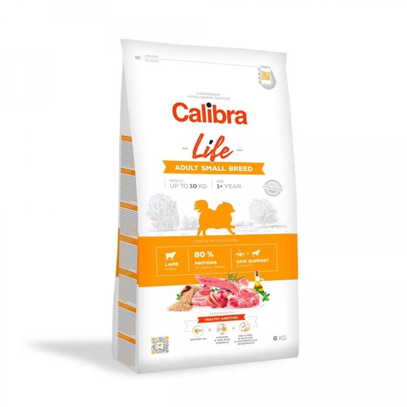 Pienso Para Perros Calibra Life Adult Small Breed Cordero 6kg