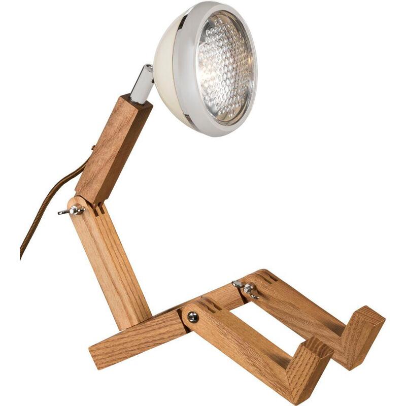 Piffany Mr. Wattson Mini Table Lamp Vintage White