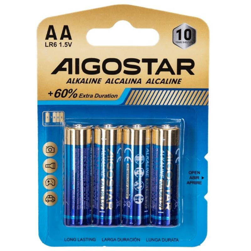 Pila Alcalina Lr6 (Aa) 1,5v 4 Uds