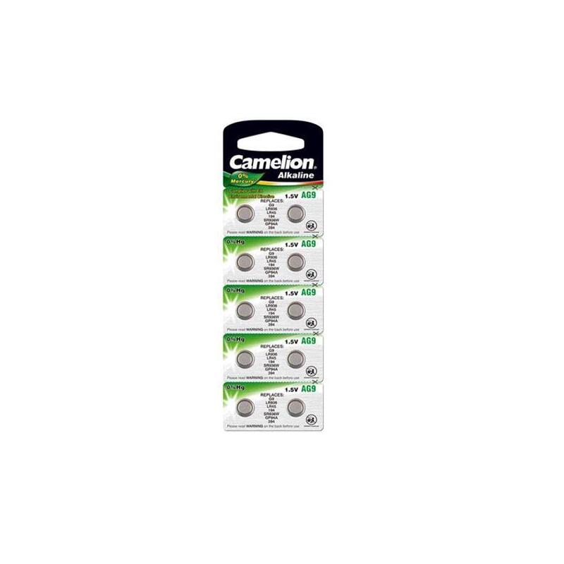 Pila Boton Alcalina Lr54 1.5v Camelion (10 Uds) 0% Mercurio / Ag10