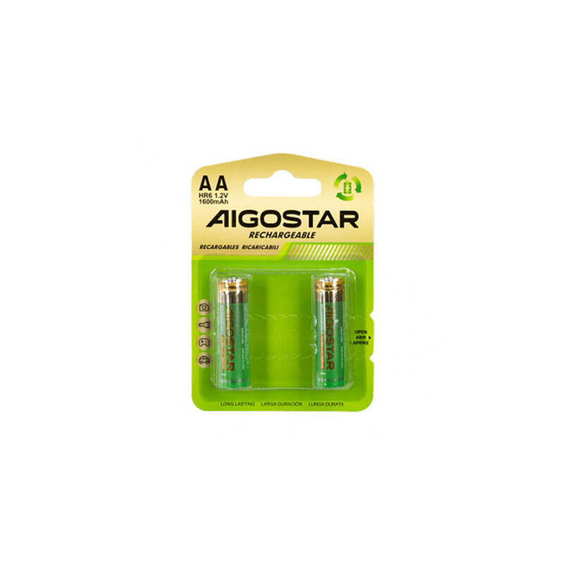 Pila Recargable Hr6 (Aa) 1600mah 12v 2uds
