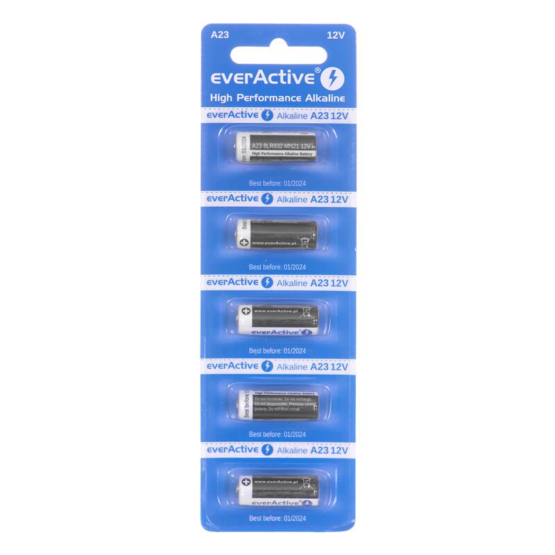 Pilas Alcalinas Everactive A23 12v - Blister 5 Uds.