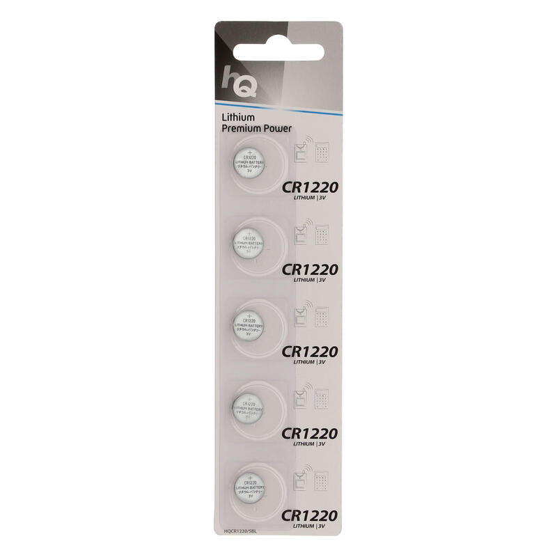 Pilas De Litio Cr1220 (Pack De 5)