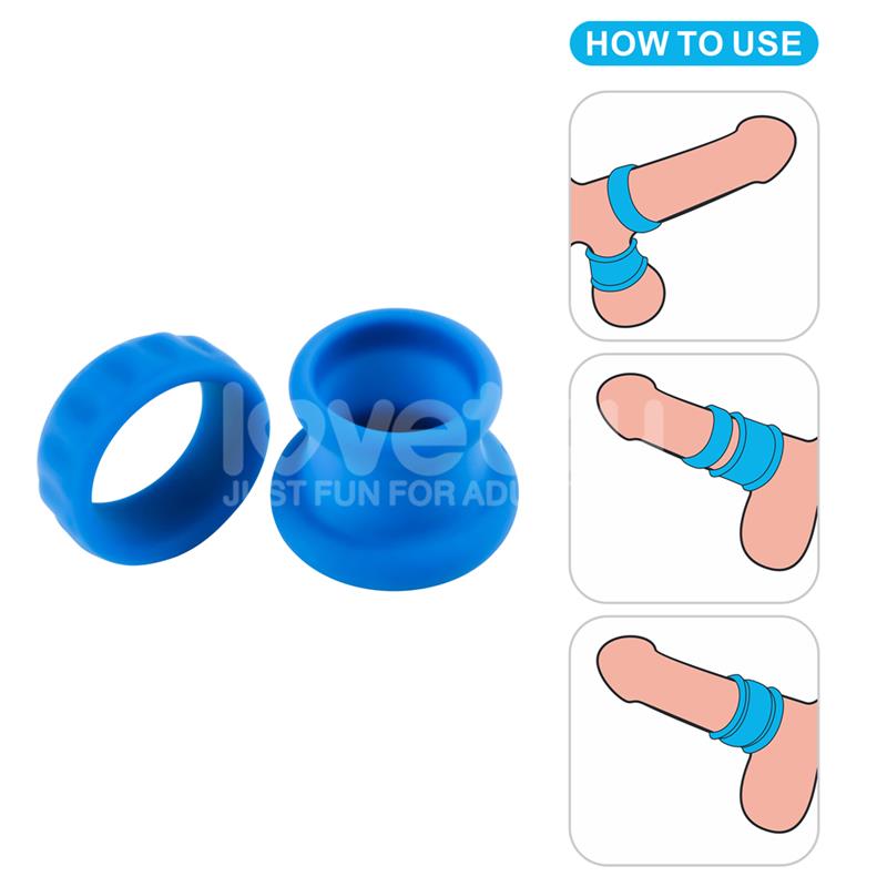Pinnacle Pro Twin Flex Stretcher Anillo Doble Para El Pene