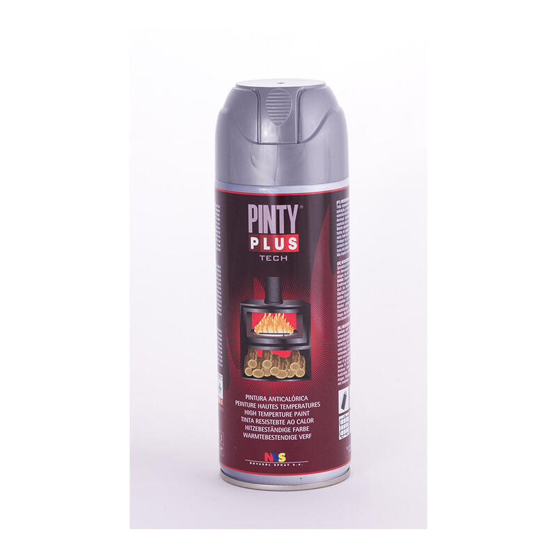 Pintura En Spray Pintyplus Tech 520cc Anticalórica Plata A150