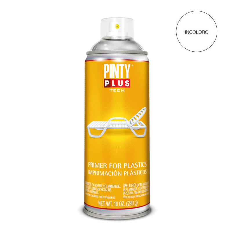 Pintura En Spray Pintyplus Tech Imprimación Plásticos 520cc I199 Transparente