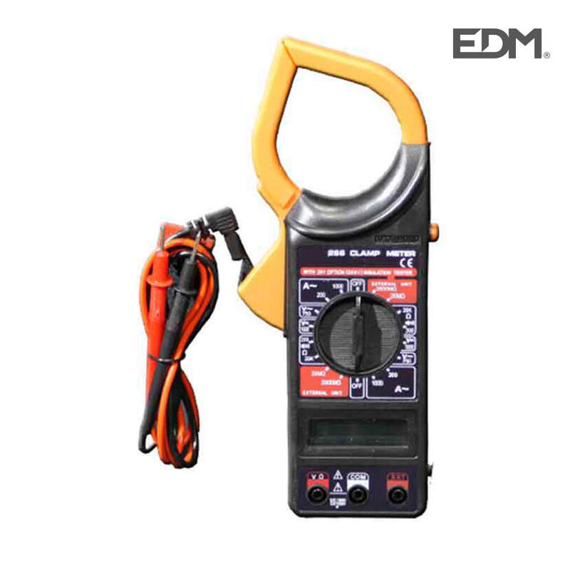 Pinza Amperimetrica-Multimetro Digital. Edm