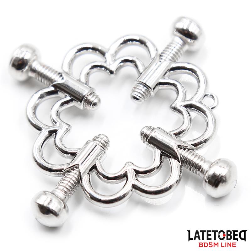 Pinzas De Metal Para Pezones Ajustables