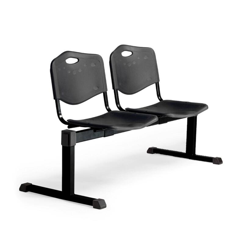 Piqueras Y Crespo Nowy Styl Bancada Iso Plastic 2 Plazas Pvc Color Negro