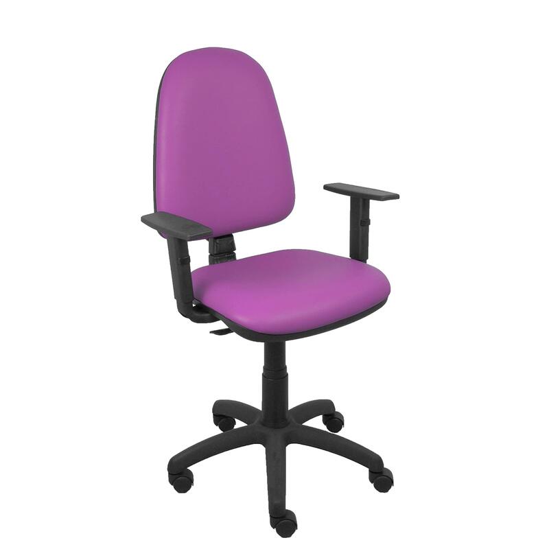 Piqueras Y Crespo Silla Aýna Similpiel Morado Brazos Regulables