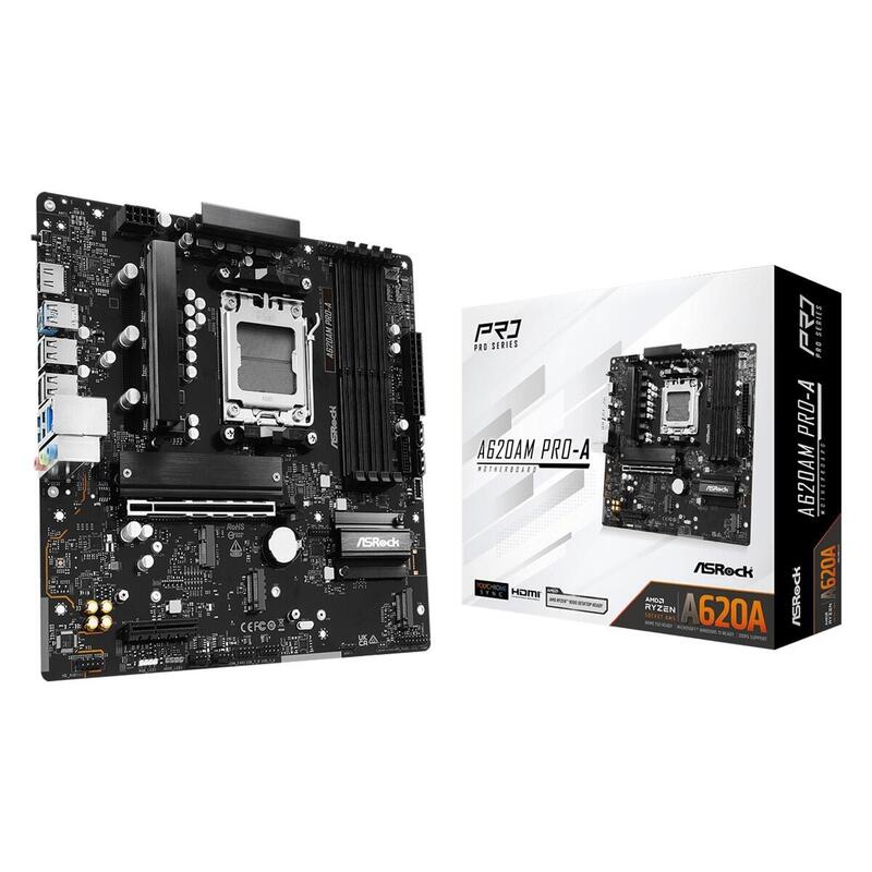 Asrock A620am Pro-A Am5 Matx Hdmi Dp Ddr5 Retail