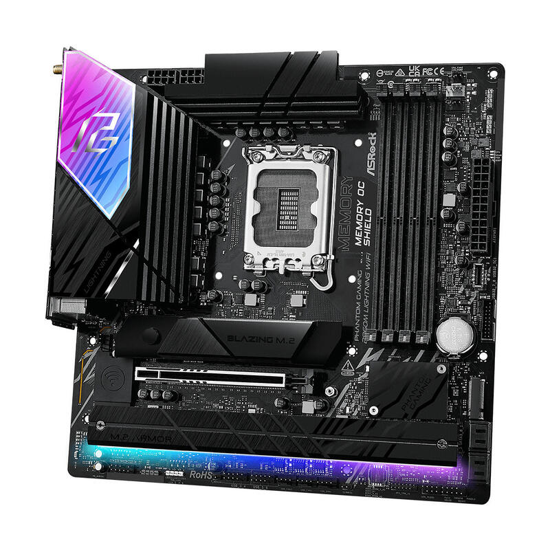 Placa Base Asrock B860m Lightning Wifi Ddr5 Intel S1851 Retail