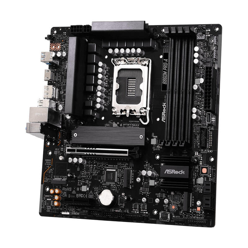 Placa Base Asrock B860m Pro-A 1851 Matx Hdmi Dp Ddr5 90-Mxbrr0-A0uayz