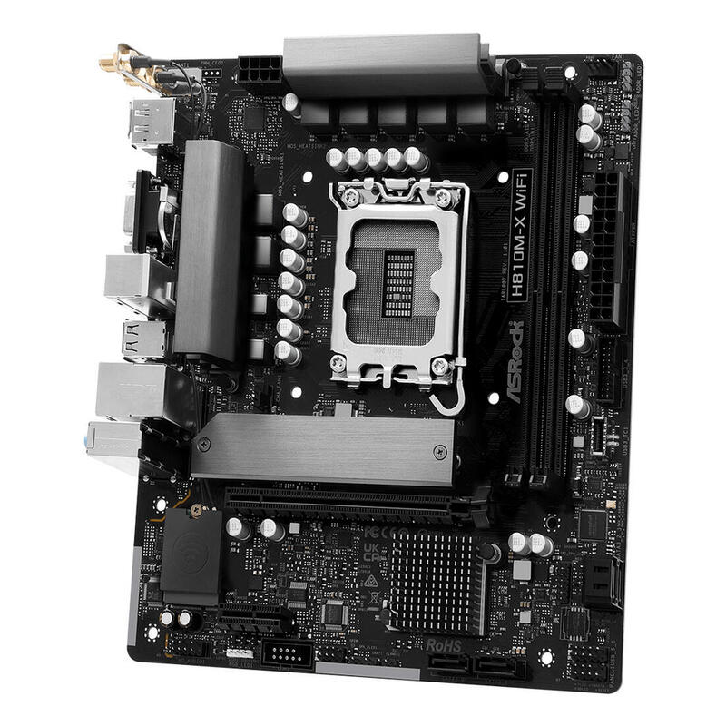 Placa Base Asrock H810m-X Wifi 1851 Matx Hdmi Dp Ddr5