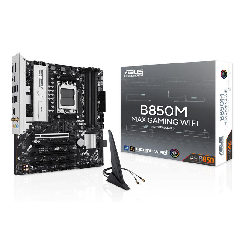 Placa Base Asus B850m Max Gaming Wifi Amd B850 Zócalo Am5 Micro Atx