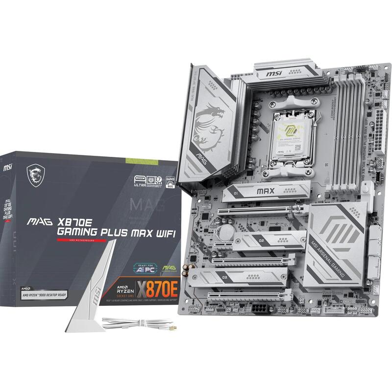 Placa Base Msi Mag X870e Gaming Plus Max Wifi X870,Am5,Atx,Ddr5 7e70-016r