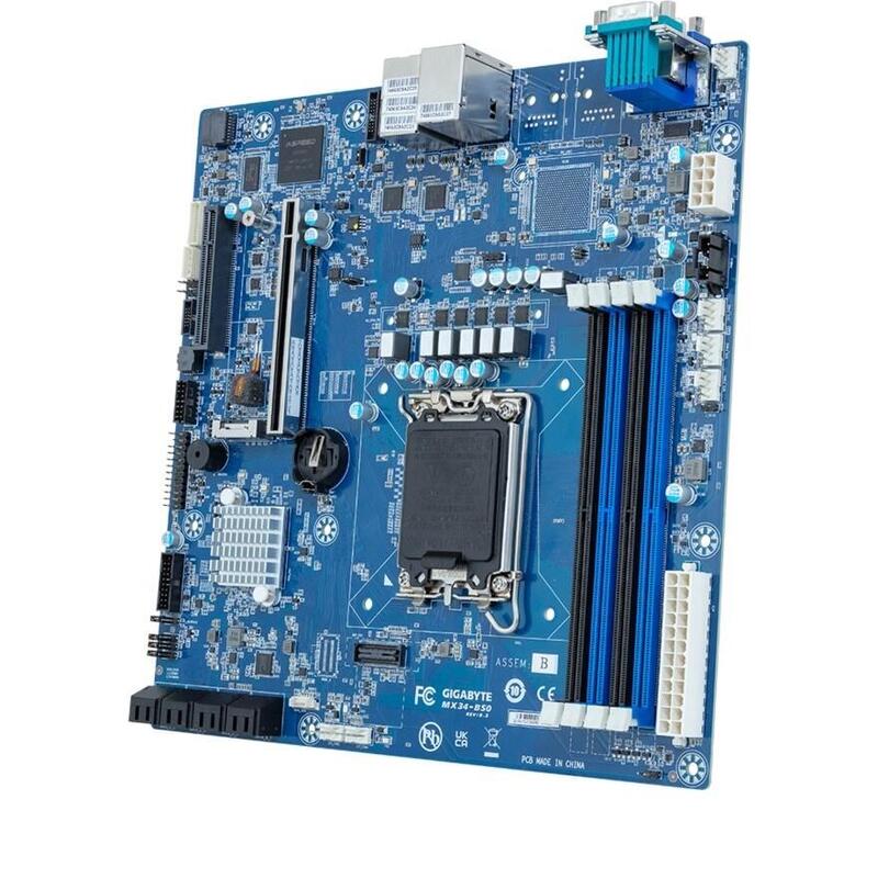 Placa Base Plyta Glówna Gigabyte Mx34-Bs0(Mr) 1x Lga1700 Intel Xeon E-24xx C262 (4x Dimm, 8x Sata, 1xm.2, 2x1gbe, Ipmi, Matx)