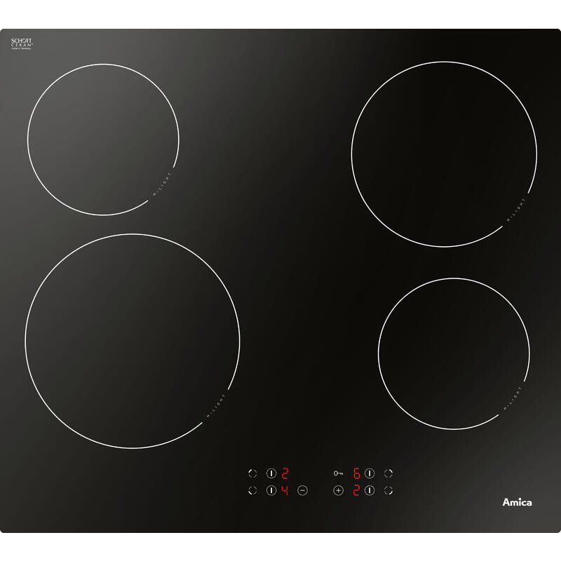 Placa Vitrocerámica Amica Pc6400zh