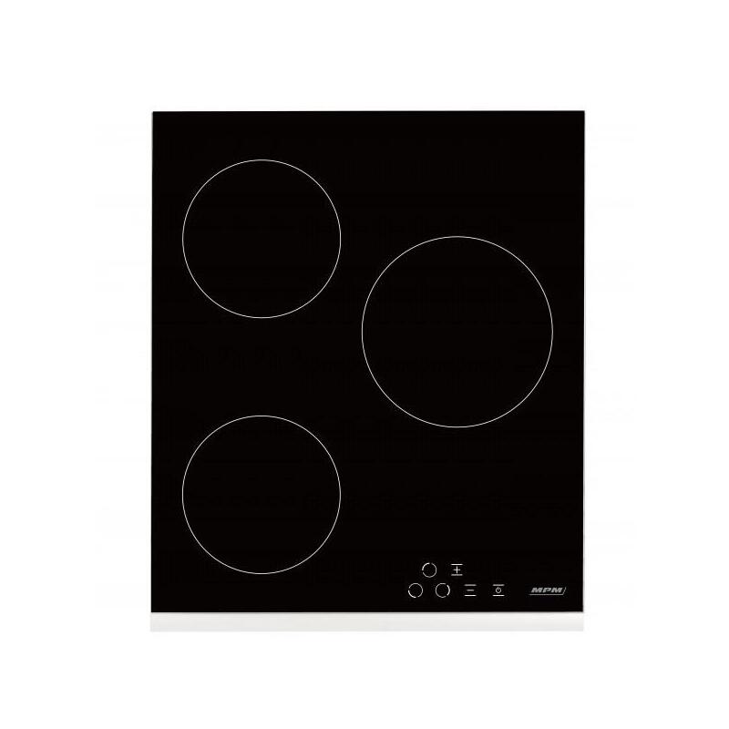 Placa Vitrocerámica Mpm-45-Vcb-21, Negra, 45cm