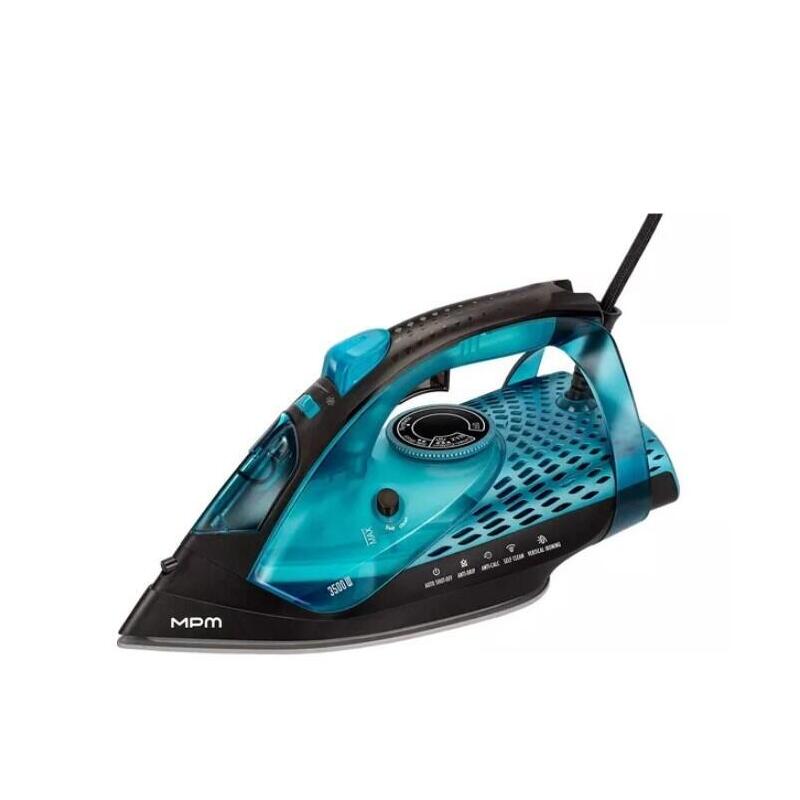 Plancha Mpm Mze-29 De Vapor 3500 W Azul, Negra