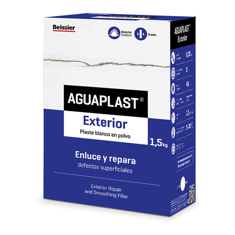 Plaste Para Exterior 1,5 Kg