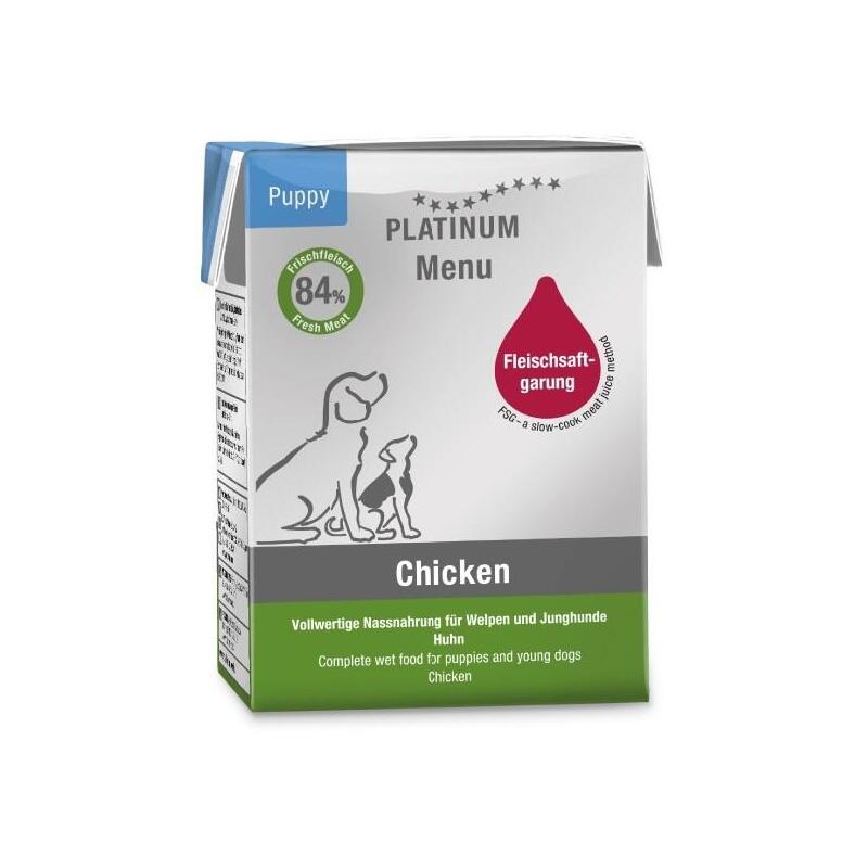 Platinum Menu Puppy Chicken - Comida Húmeda Para Perros - 185g