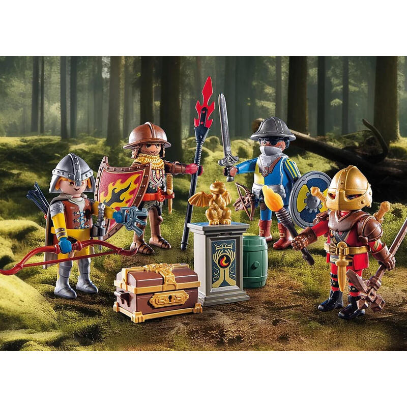 Playmobil 71487 Mis Figuras Caballeros De Novelmore, Juguete De Construcción