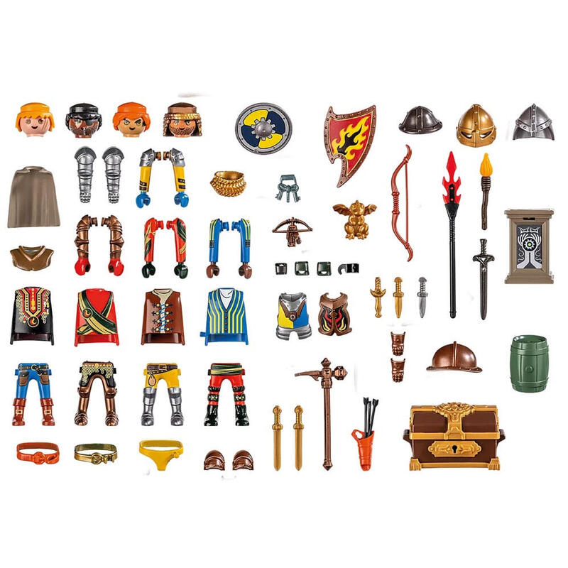 Playmobil 71487 Mis Figuras Caballeros De Novelmore, Juguete De Construcción