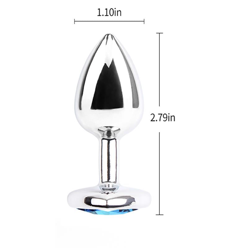 Plug Anal Con Gema Heart Gem