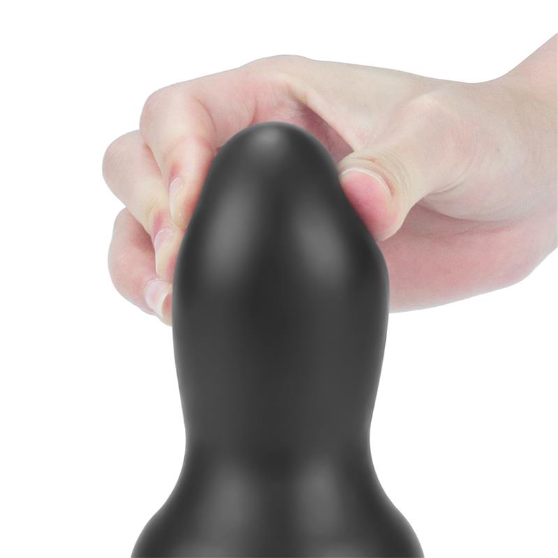 Plug Anal Con Vibración King Sized 7 Negro