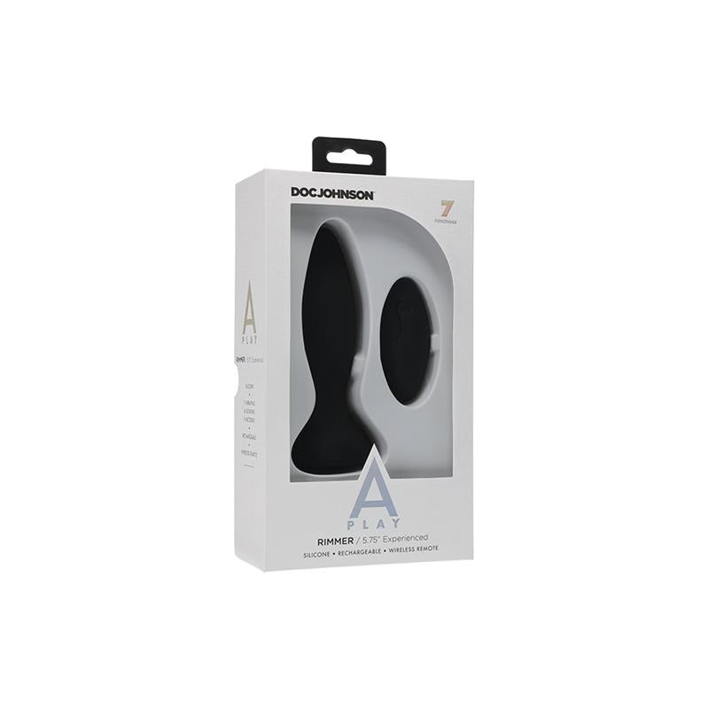 Plug Anal Con Vibración Y Rotación Rimmer Experienced Negro