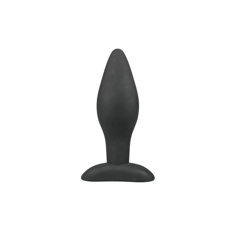 Plug Grande De Silicona - Negro