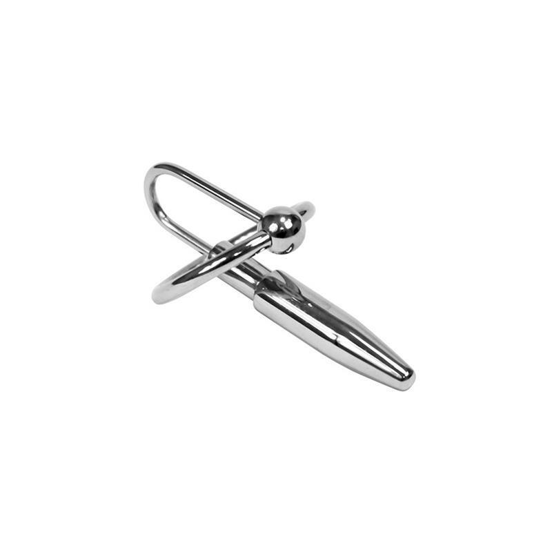 Plug Pene Con Anillo Glande Metal 28mm