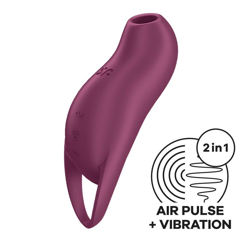 Satisfyer - Pocket Pro 1 Estimulador Clítoris Granate