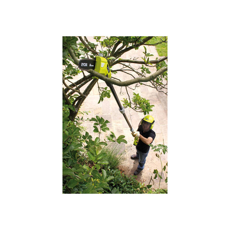 Podadora De Pértiga Inalámbrica Ryobi One+ Opp1820, 18 Voltios Verde/Negro, Sin Batería Ni Cargador 5133001250