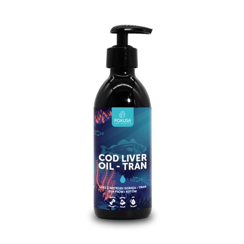 Pokusa Cod Liver Oil - Aceite De Hígado De Bacalao Para Perros Y Gatos 250 Ml