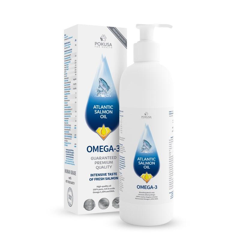 Pokusa Rawdietline Atlantic Salmon Oil - Suplementos Para Perros Y Gatos - 100ml