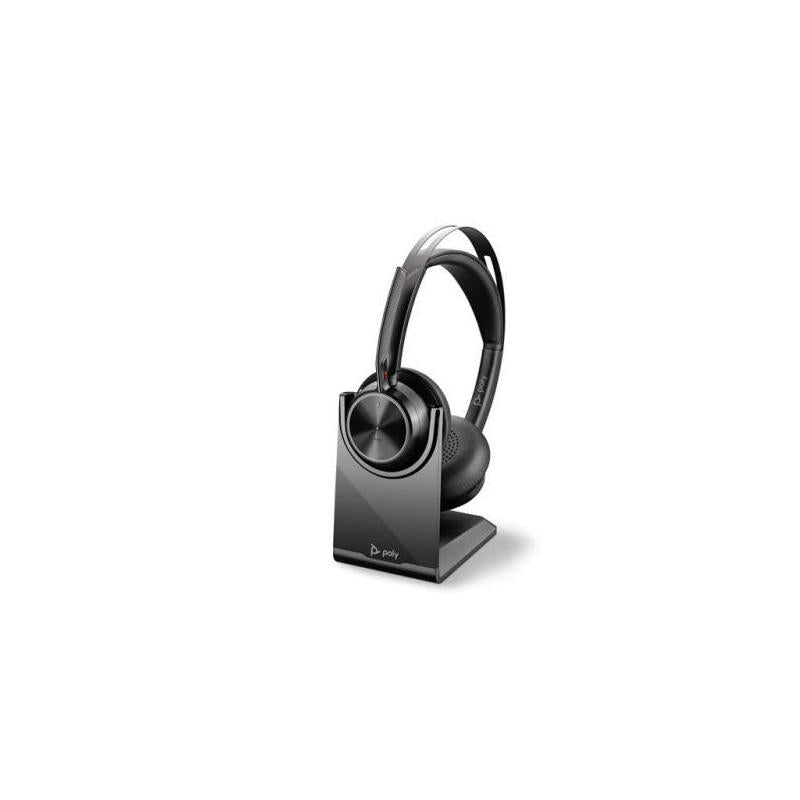 Poly Auriculares Voyager Focus 2 Uc Usb-A Con Soporte De Carga
