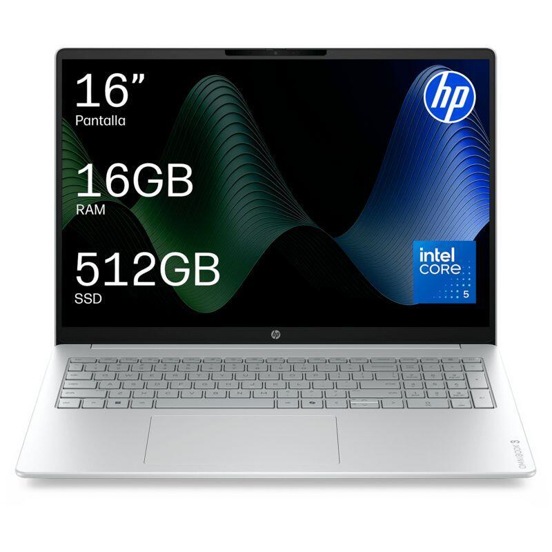 Portátil Hp Omnibook 3 16 Bu0021ns 16" 2k Intel Core 5 120u 16 Gb Ram 512 Gb Ssd Core Onboard Graphics Windows 11 Home Sin Cargador