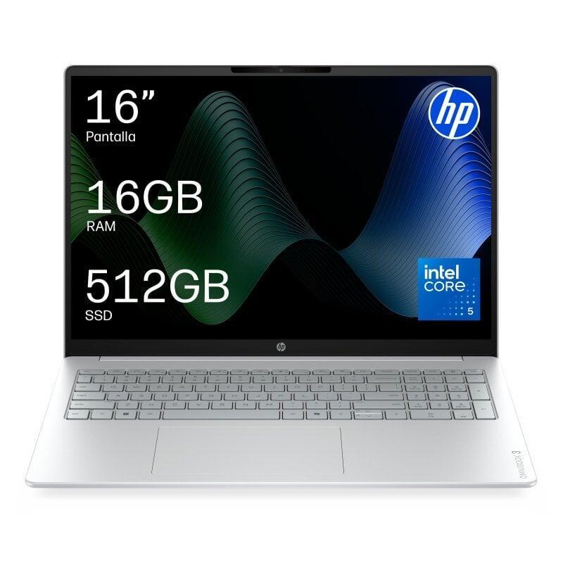 Portátil Hp Omnibook 3 16-Bu0037ns 16" Intel Core 5 120u 16gb 512gb Ssd Intel Graphics Windows 11 Teclado Español