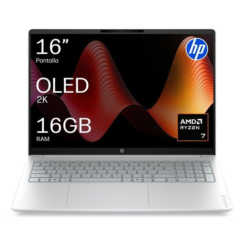 Portátil Hp Omnibook 3 16-By0003nsx 16" Amd Ryzen 7 16gb 512gb Ssd Radeon 680m Windows 11 Home Teclado Español