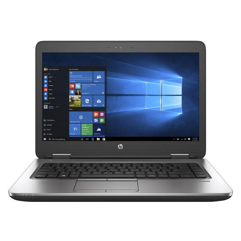 Portatil Reacondicionado Hp 645 G3 Dc A6-8530b 8gb 256gb-Ssd 14"Hd Bios Con Contraseña W10 Pro Instalado Teclado Italiano 1 Año De Garantia