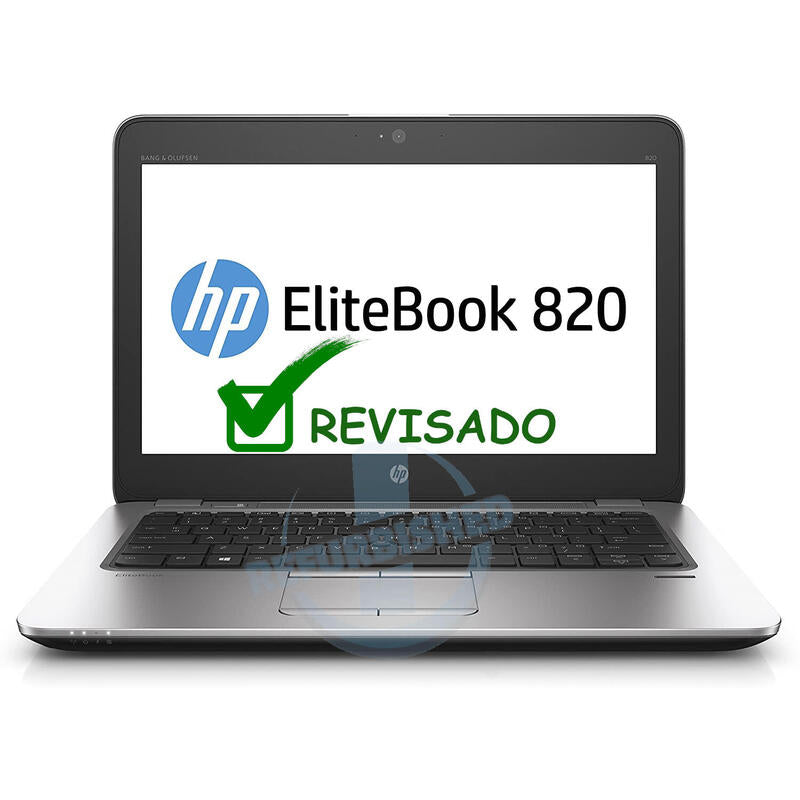 Portatil Reacondicionado Hp 820 G3 I5-6300u 8gb 256gb-Ssd 12.5"Hd W10p Instalado Teclado Español 1 Año De Garantia
