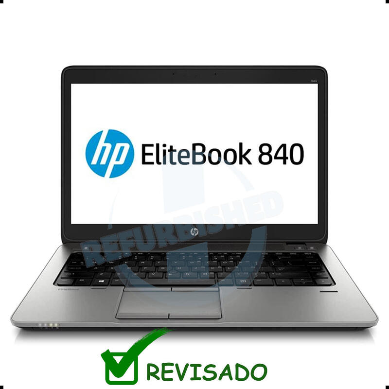 Portatil Reacondicionado Hp 840 G1 I5-4300u 8gb 256gb Ssd 14"Hd W10 Pro Instalado Teclado Español Grado B Estético 1 Año De Garantia