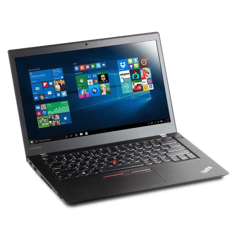 Portatil Reacondicionado Lenovo Thinkpad T470s 14" Táctil I5-7200u 8gb 256ssd W11p Instalado Puntos Blancos 1 Año De Garantia Teclado Español