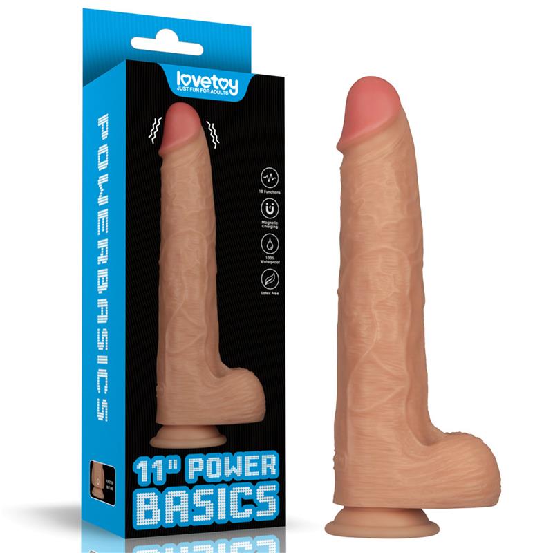 Power Basics Dildo Con Vibración 11