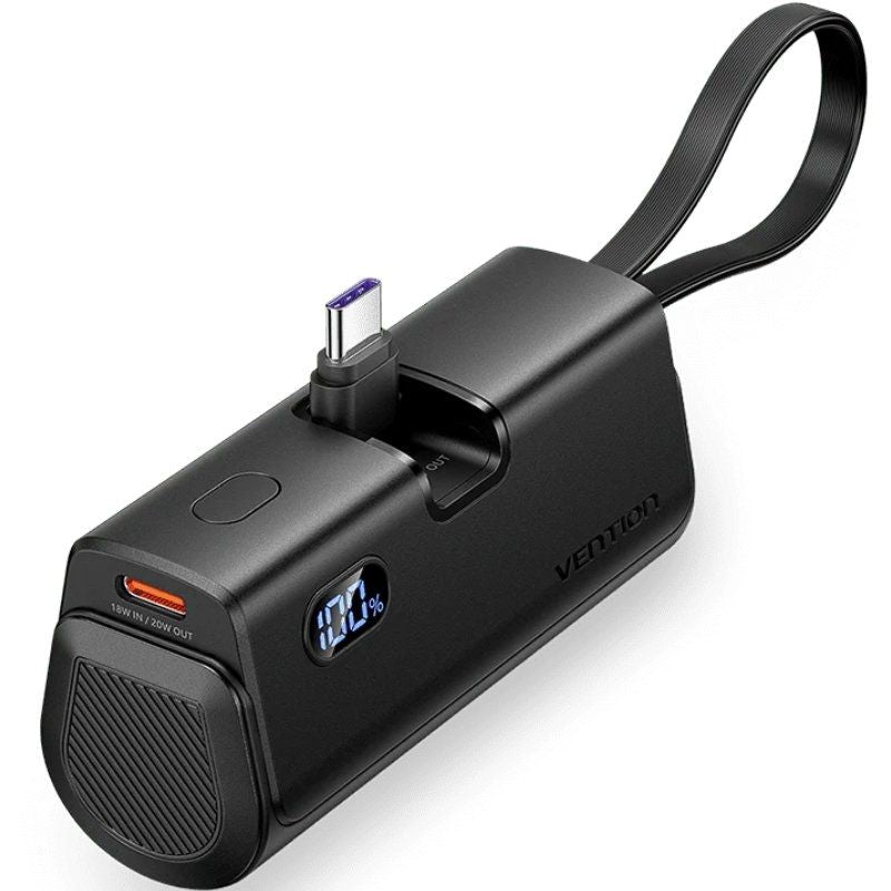 Powerbank 4.800mah Vention Fhqb0 22.5w Negra