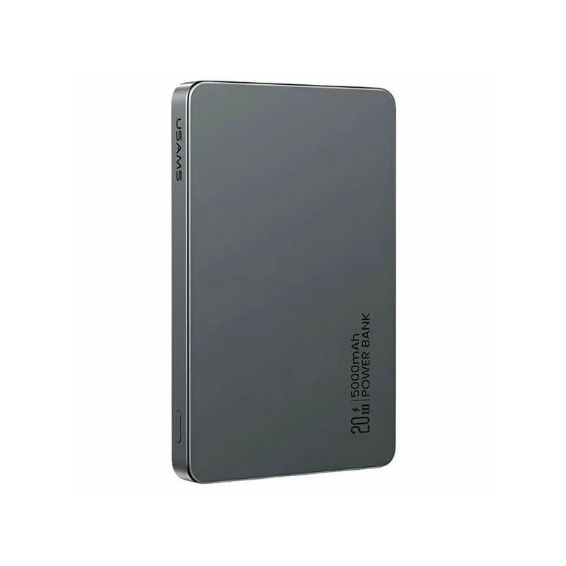 Powerbank 5000mah 20w Indukcyjny Magsafe Pd Fast Charge Szary