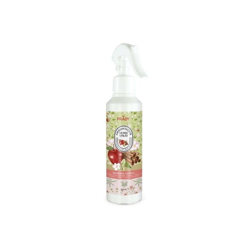 Prady Ambientador Home Spray Manzana Canela - Frasco De 220 Ml - Spray Pulverizador