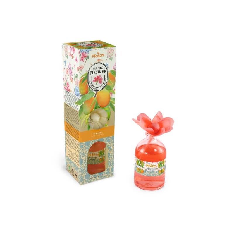 Prady Ambientador Magic Flower Mango - Frasco De Cristal 100ml